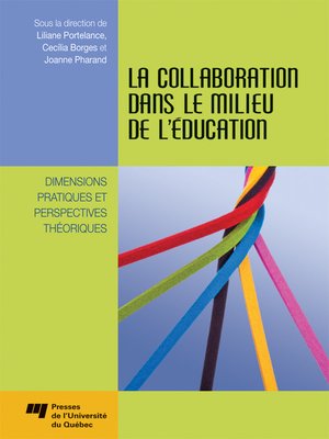 cover image of La collaboration dans le milieu de l'éducation